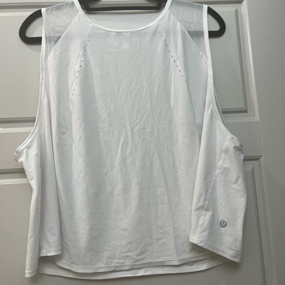 Lululemon Sculpt Tank Top CROPPED SZ 20